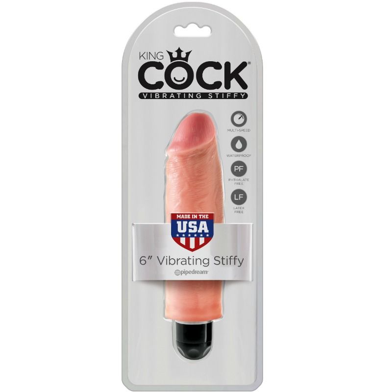 KING COCK - VIBRADOR REALISTICO - NATURAL