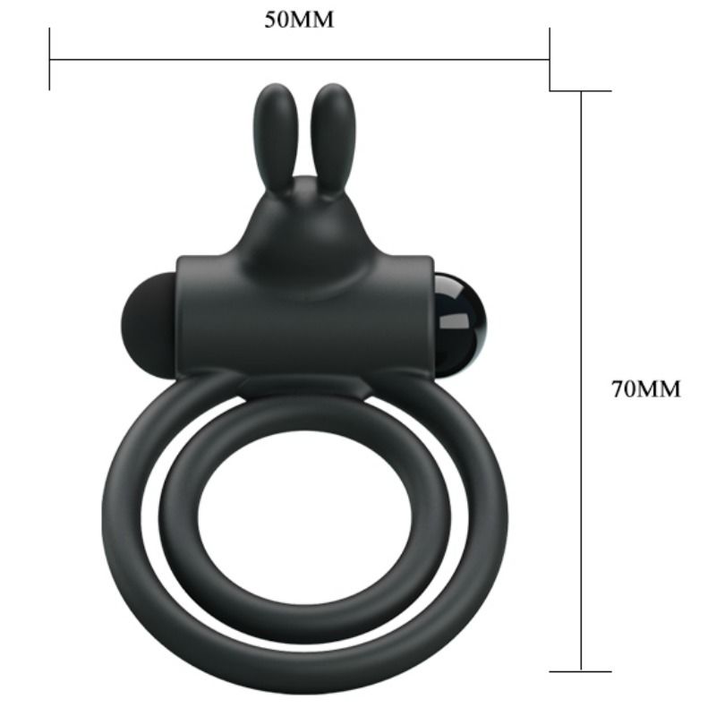 Anillo Vibrador Doble | Más Placer para Ambos, Erecciones Más Firmes y Estimulación Clitoriana