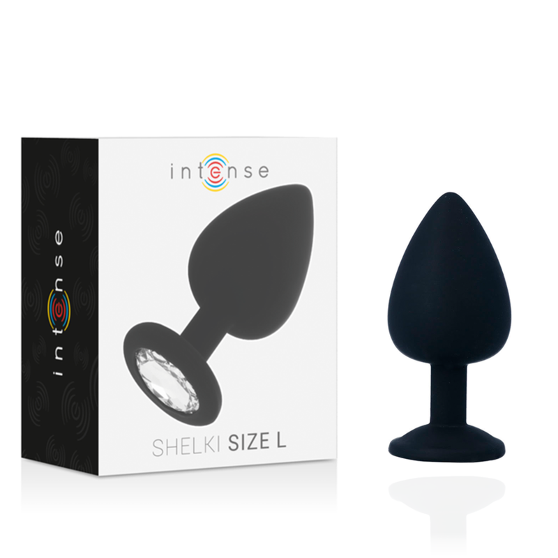 Plug Anal de Silicona Intense | Con Base de Diamante y Diseño Seguro para Juego Elegante grande