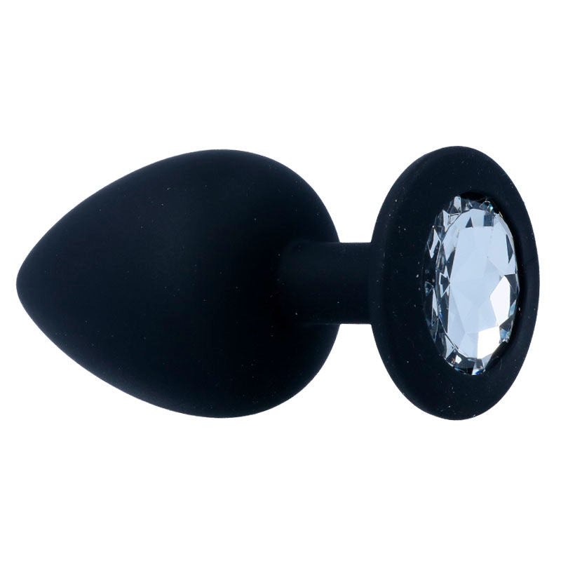 Plug Anal de Silicona Intense | Con Base de Diamante y Diseño Seguro para Juego Elegante grande